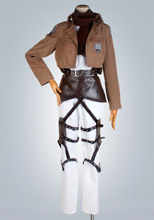 進撃の巨人　ミカサ・アッカーマン 　訓練兵団　刺繍版　コスプレ衣装